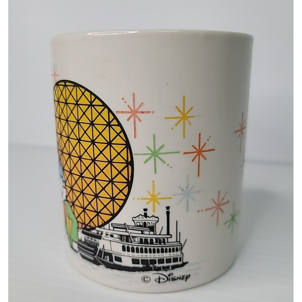 Vintage Walt Disney World Mickey Mouse Ceramic Cup SUSIE Monogram Name Mug Epcot - Picture 4 of 8